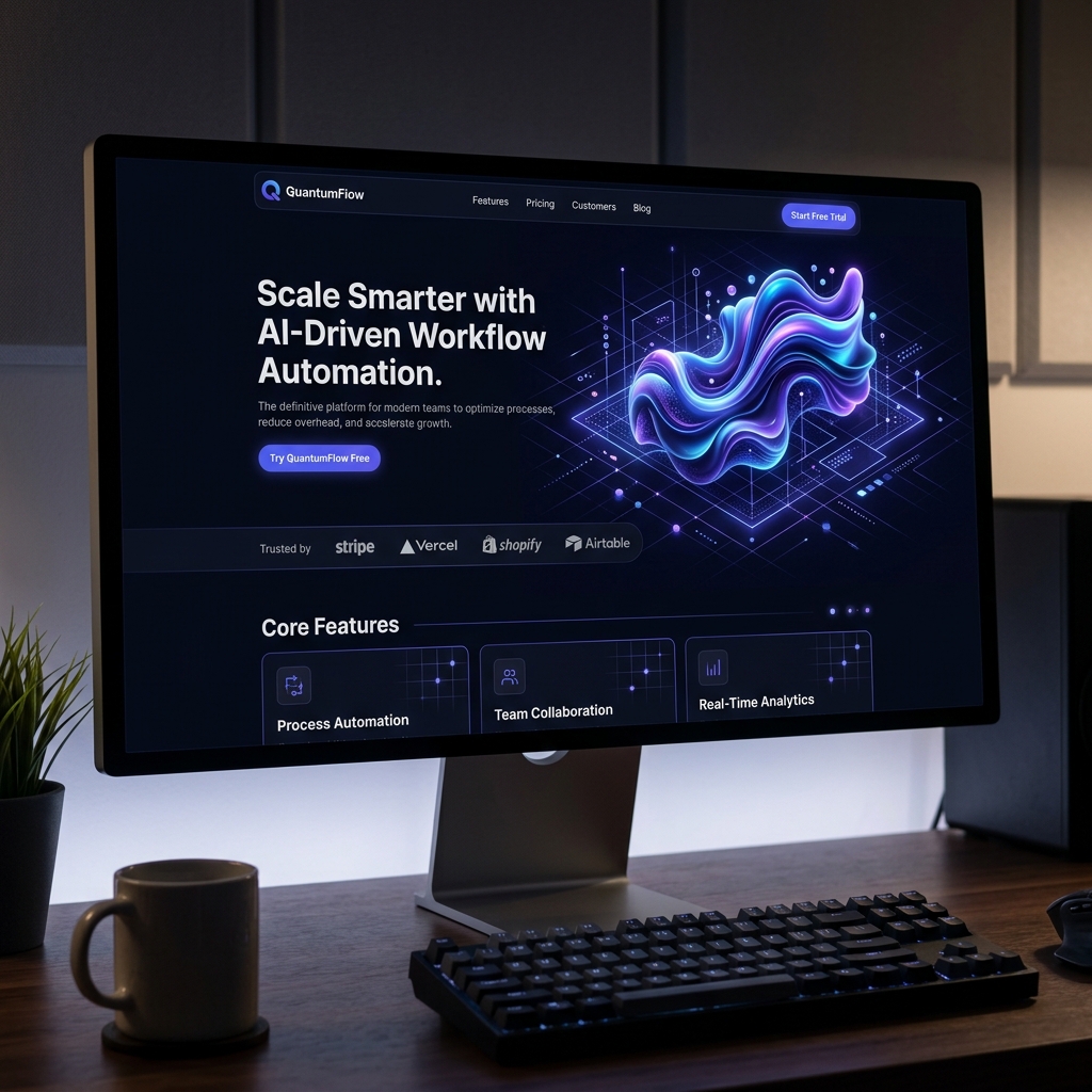 Vanguard SaaS Website Design